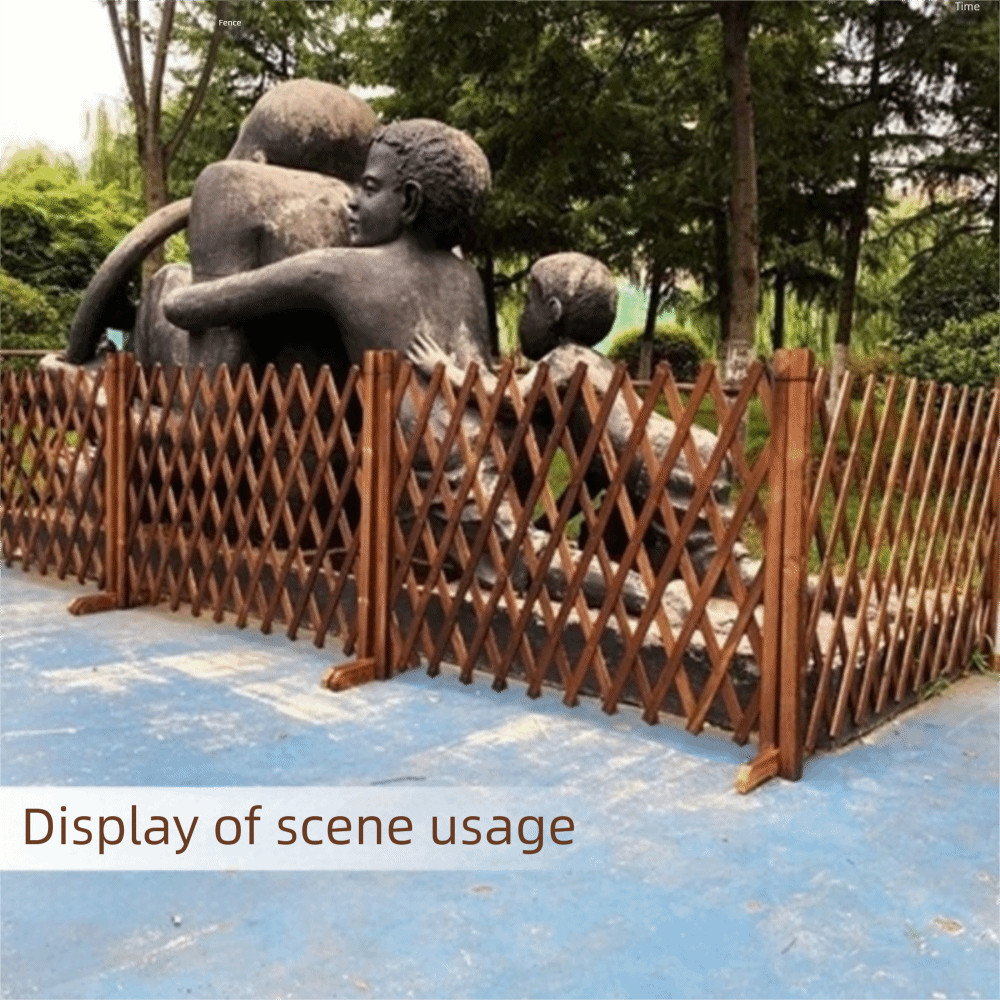 พิกเซล รั้วไม้, รั้วบ้านสวนแบบยืดได้ที่ใช้งานได้, สเปรย์สีหลายชั้นกลางแจ้ง 50/70 ซม. ทนทาน/ไร้กลิ่นขยาย โครงสร้างบังตาที่เป็นช่อง รั้วตกแต่งสวน - รูปที่ 4