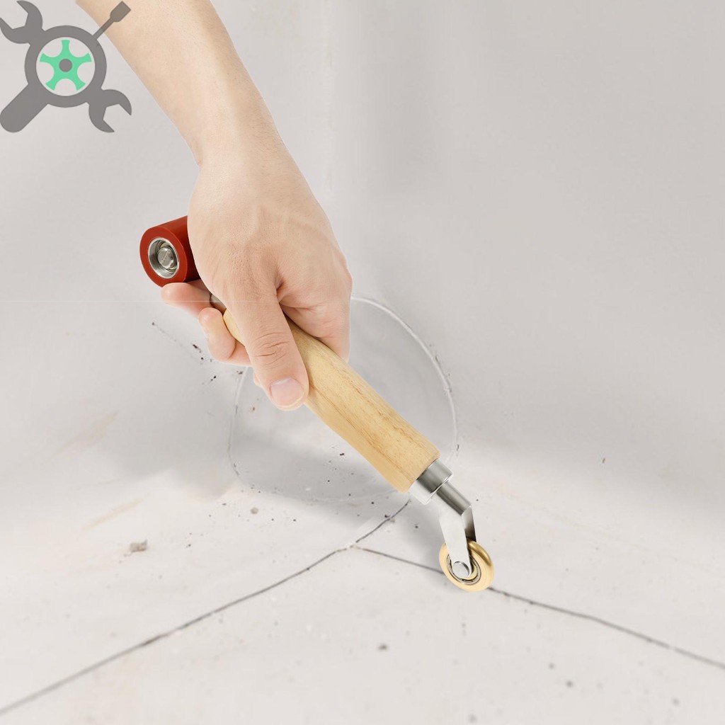 2 ชิ้น 2 ใน 1 Seam Roller Double Headed Seam Roller เครื่องมือสําหรับ PVC/TPO/EPDM Single Ply หลังคา