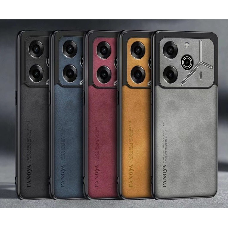 Mi Redmi Poco F3 10T 11t 14 Pro X7 ️Skin Feel Luxury Leather+Camera+Anti Heat ️Hard Tpu Case