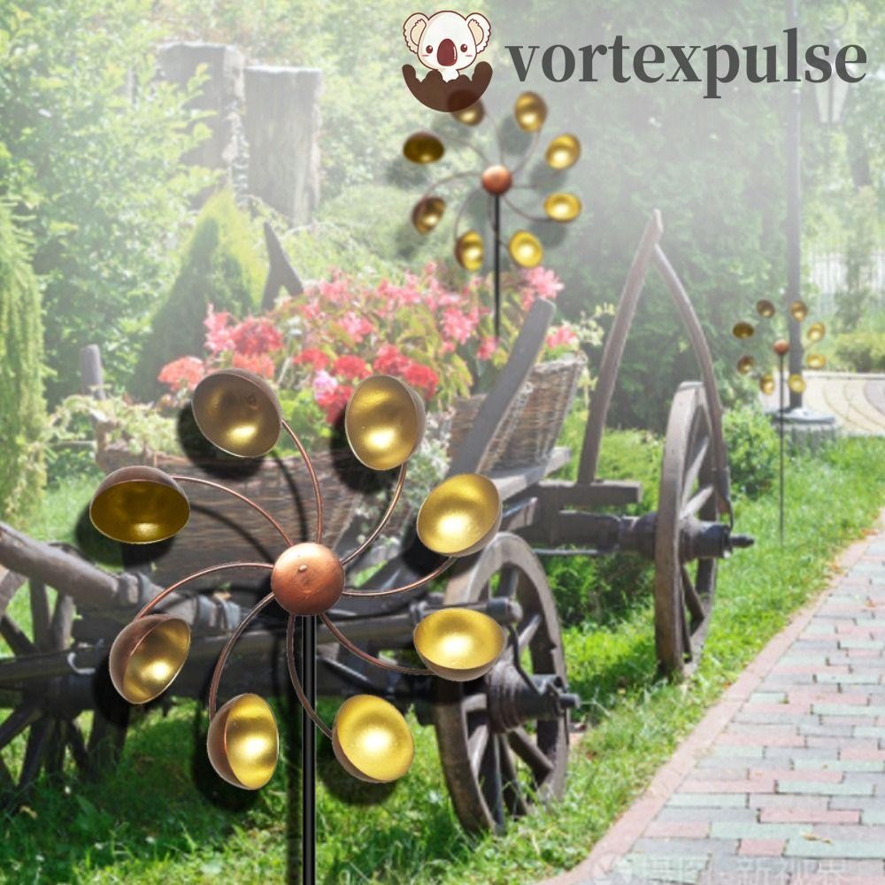 กระแสน้ําวนพัลส์ เครื่องหมุนลม, กังหันลมรูปดอกไม้หมุนได้ที่ถอดออกได้, ลานตกแต่งสวนสร้างสรรค์ศิลปะเหล็กโลหะลม ไจโร สวน