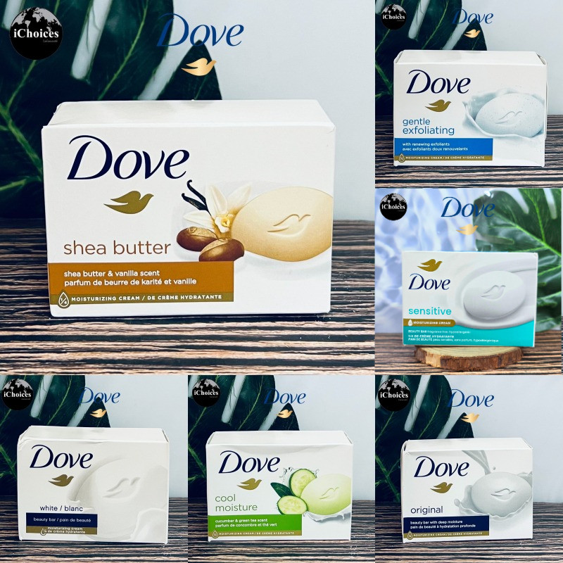 [Dove] Beauty Bar Soap 106 g 1 Bar โดฟ สบู่ก้อน 1 ก้อน