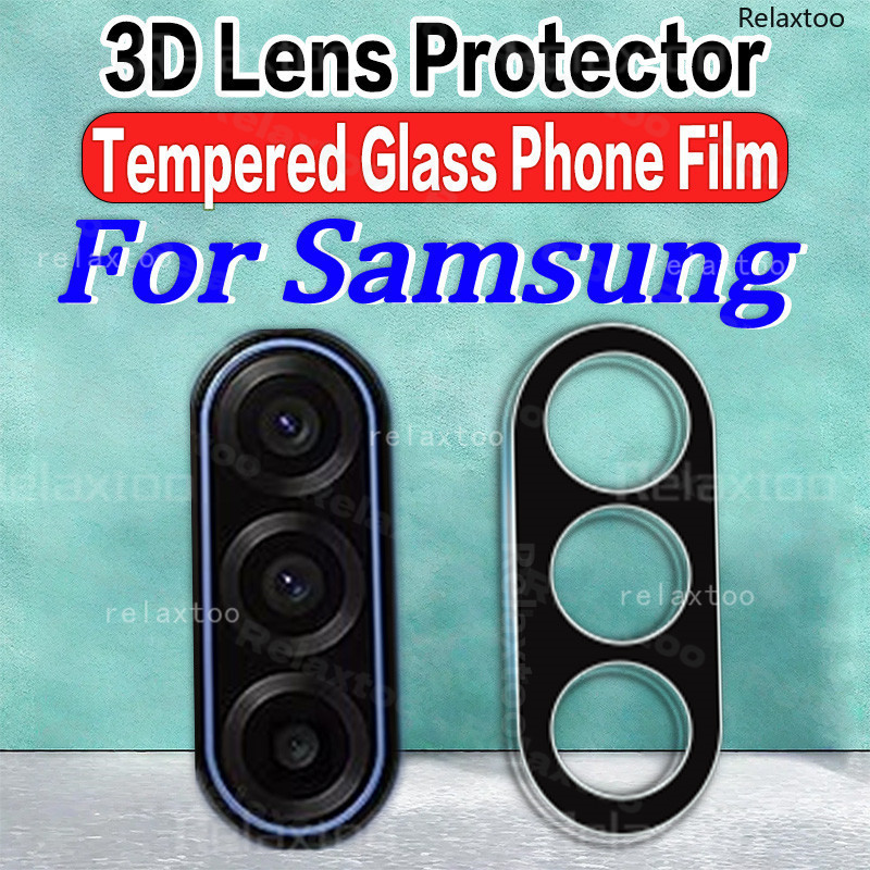 SamsungA17 2025 3D กลับ Curverd กล้องป้องกันฟิล์มสําหรับ Samsung Galaxy A07 A17 A27 A37 A57 5G 4G Fu