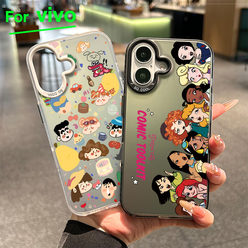 สำหรับ Vivo เคส Y200 Y20 Y20s Y12s Y12A ติดกระดาษน้ำตกการ์ตูน Y17 Y12 Y15 Y11 Y12i Y15A โทรศัพท์วิโว่ V40 V40PRO Y18 ราคา ถูกที่สุด ดีลบีเคเค แกลเลอรีภาพที่ 2