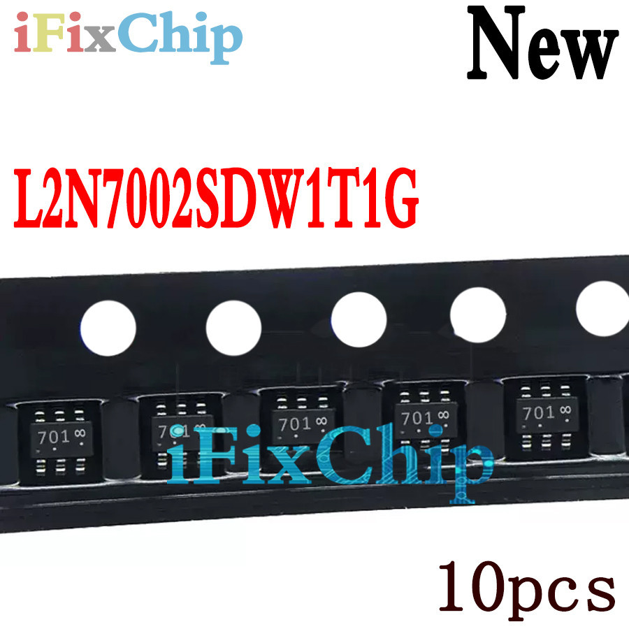 10 ชิ้นใหม่เอี่ยม L2N7002SDW1T1G 701 SOT-363