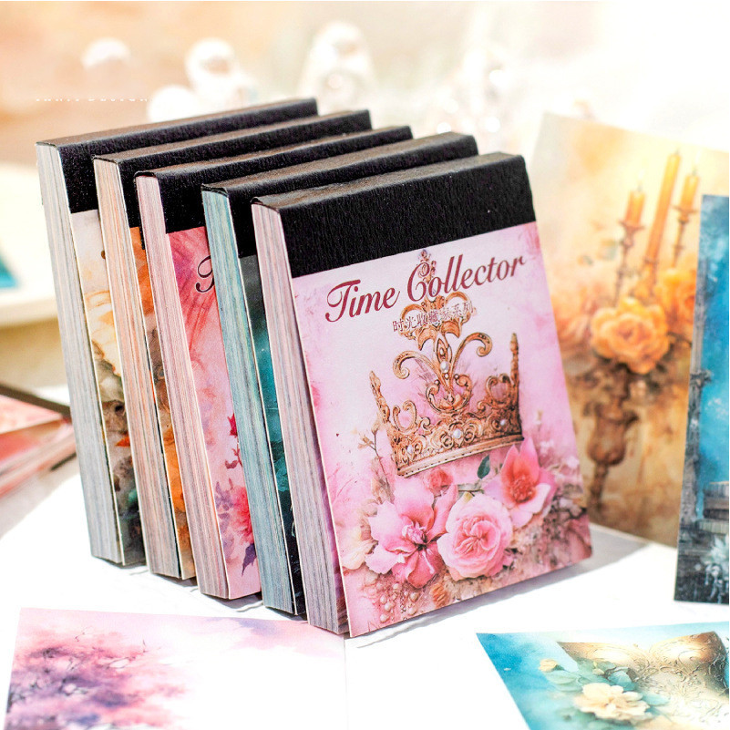 Journamm 50pcs Washi กระดาษ Self-กาวสติกเกอร์ DIY Scrapbooking Collage Junk Journa ความงามเครื่องเขียน Planner Decor กระดาษ