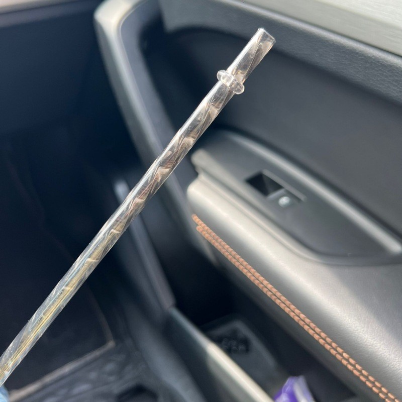 2ชิ้นฟางเปลี่ยนเงาหลอดพลาสติก26เซนติเมตรเหมาะสําหรับทุเรียนถ้วยฟางถ้วยไม่ทิ้งรีไซเคิลเป็นมิตรกับสิ่งแวดล้อมคริสตัลฟางพลาสติกถ้วยน้ําอุปก - รูปที่ 7