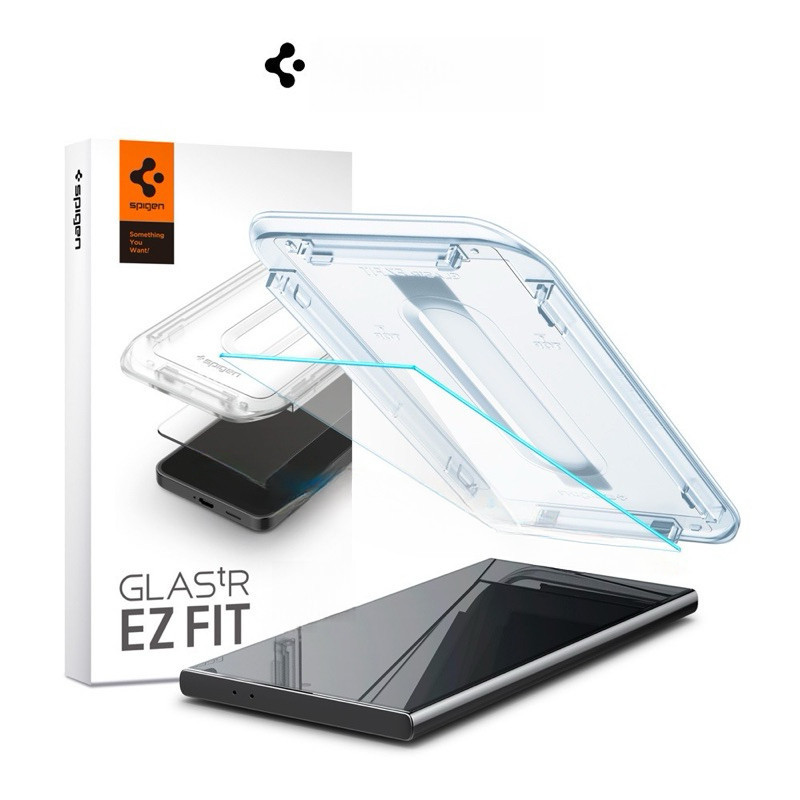 [1 แพ็ค] Sgp Samsung Galaxy S24 Ultra ปกป้องหน้าจอ Glas.tR EZ Fit กระจกนิรภัย ความแข็ง 9H