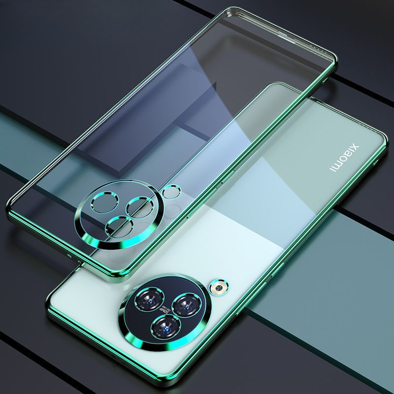 สําหรับ Xiaomi Civi 4 3 2 Pro กรณีหรูหรา TPU ซิลิโคนนุ่มโปร่งใสปกหลังสําหรับ Xiaomi Civi4Pro Civi3 มีสไตล์กันกระแทกกันชน