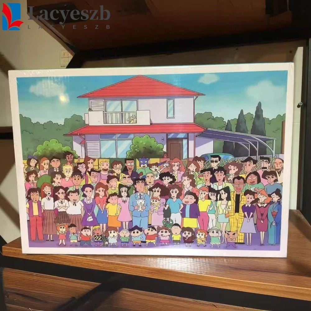 Lacyeszb ปริศนาจิ๊กซอว์เครยอนชินจัง, Montessori เด็กเล็กปริศนาของเล่น,การศึกษากระเป๋าการ์ตูนที่น่าสนใจน่ารักมินิปริศนาของขวัญ