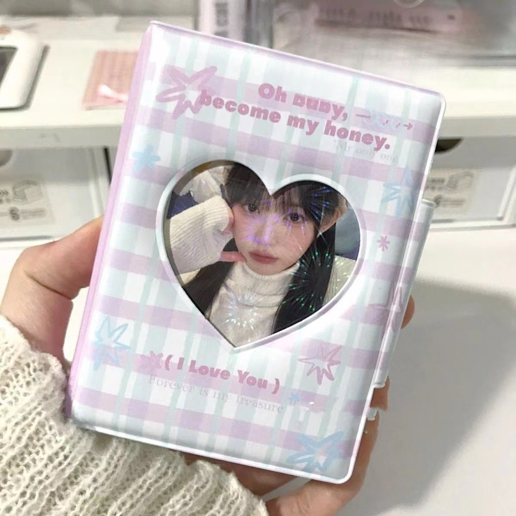 Hot 3 นิ้ว Card Book Photocards รวบรวม 32 กระเป๋า ID ผู้ถือบัตรเครดิต Double side Case Organizer กระเป๋า Mini Collection Book ของขวัญเพื่อน