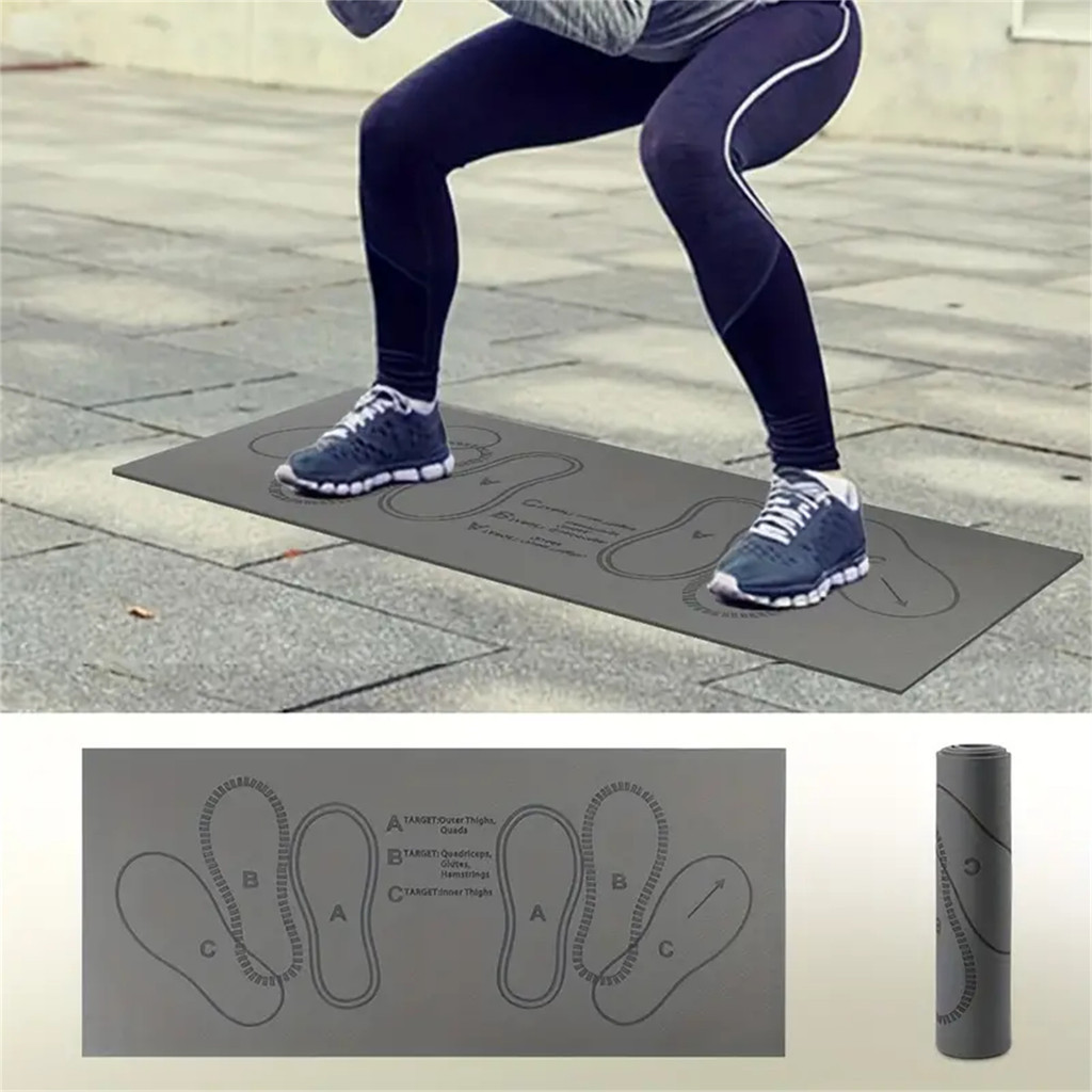 Squat Step ตําแหน่งเข่า Matmsquat Mat Training Gluteal Muscle Pad