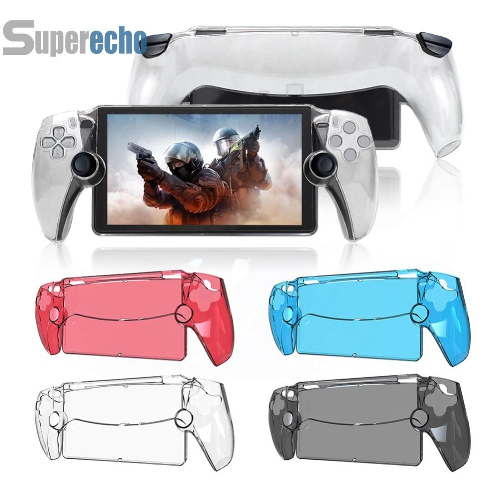 ฝาครอบป้องกันแบบโปร่งใส PC ป้องกันการหล่นล้างทําความสะอาดได้สําหรับ PS5 Portal [superecho.th]