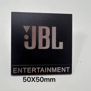 ป้ายโลหะเสียง JBL | แผ่นอลูมิเนียมที่กําหนดเองระดับมืออาชีพ/สแตนเลส/โลโก้เรืองแสง | ลําโพงโลโก้ OEM | รองรับแกะสลักด้วยเลเซอร์ |