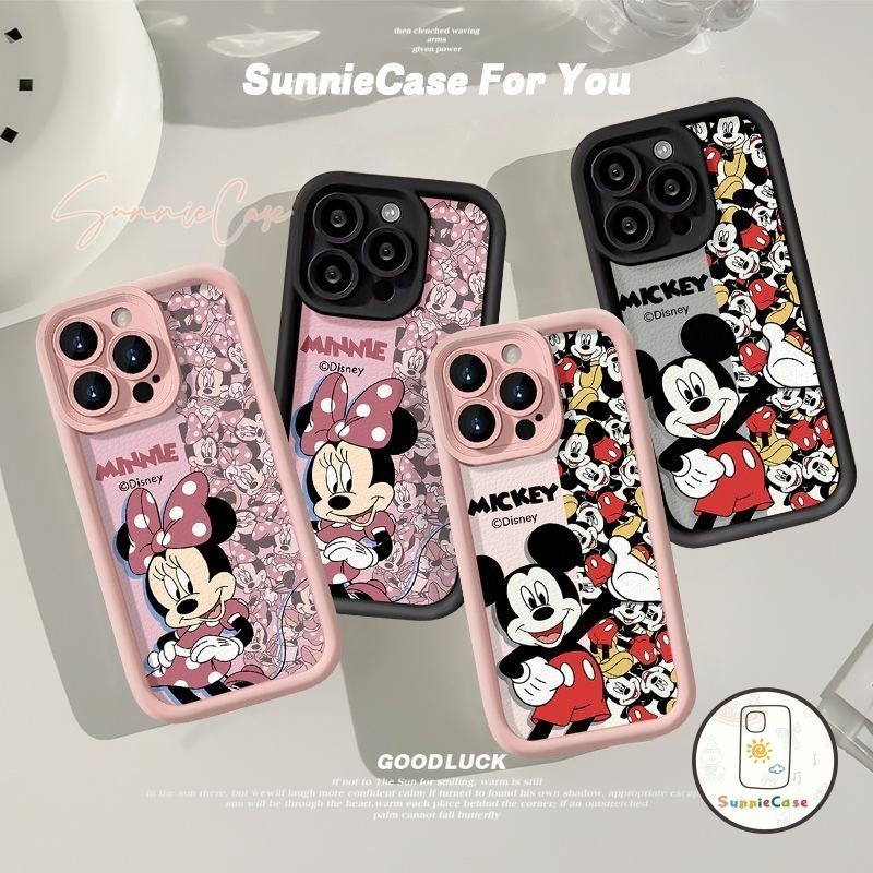 กรณี VIVO Y22 Y12 Y16 Y15s Y100i Y12i Y22s Y17s Y36 Y15 Y33s Y27 Y21s Y17 Y20 Y21 Y91 Y12s Mickey Minnie การ์ตูนแฟชั่น