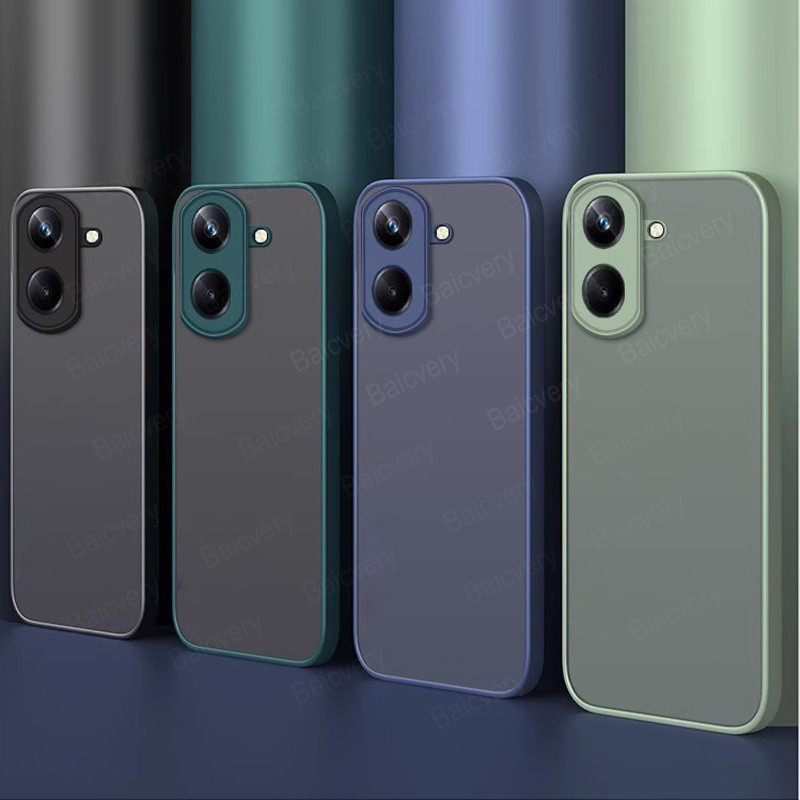สําหรับ VIVO Y28S 4G Y03 V2332 Y18 Y18E V2350 T3 Lite V2356 IQOO Z9 Lite สีสัน Anti-Drop TPU ป้องกัน