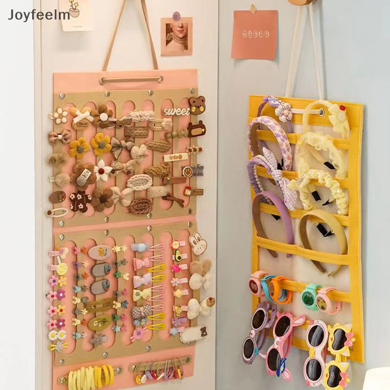 Yfe ผม Bows Organizer ความจุขนาดใหญ่ผู้ถือแขวนผนังคลิปผมแขวนประหยัดพื้นที่ผมสาวตกแต่งผนัง N