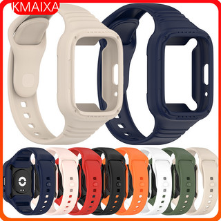 เคสซิลิโคนสําหรับ Redmi Watch 3 ACTIVE Mi Watch 3 Lite SmartWatch Xiaomi Redmi Watch 3 ACTIVE เปลี่ยนสร้อยข้อมือเปลือกป้องกันฝาครอบยางสําหรับ Redmi Watch 3 ACTIVE