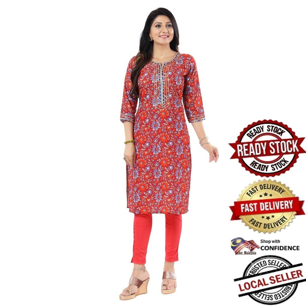 Kurti ผู้หญิงอินเดียออกแบบใหม่ kurti ชุด kurti plus size kurti มุสลิม kurti ชุดกางเกง kurti top Kurt