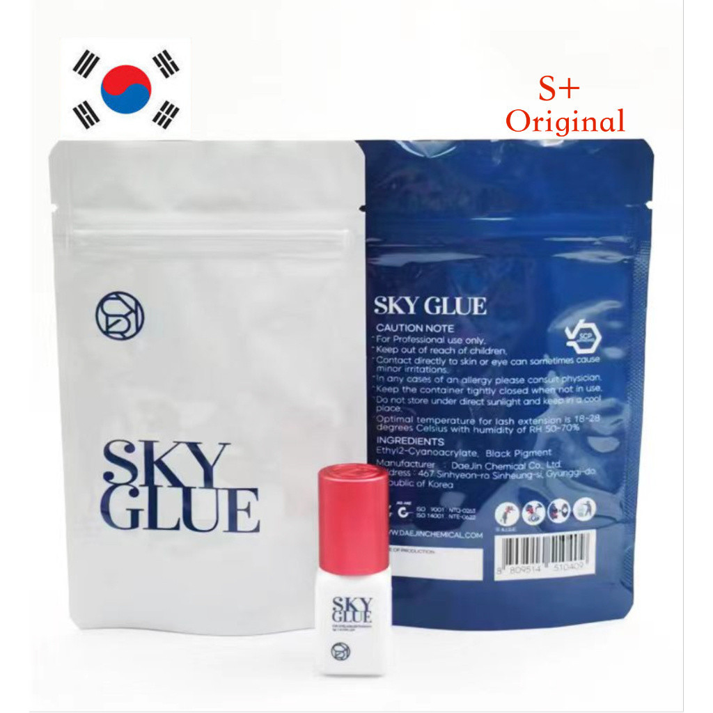 สกายกาว กาวติดขนตาปลอมแห้งเร็ว 5 มล. 1-2 วินาทีสําหรับต่อขนตา MSDS skyglue 5 มล.