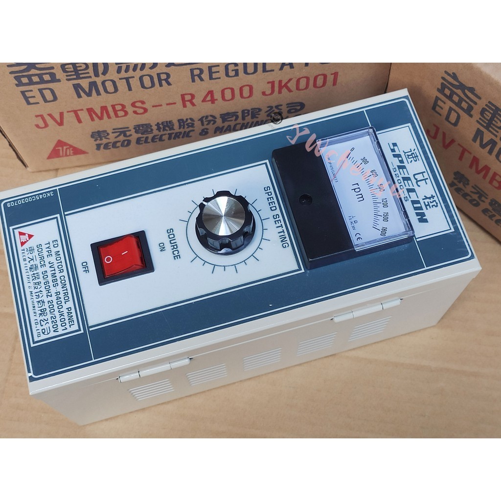 TECO แผงควบคุมมอเตอร์  JVTMBS-R400JK001 5200-S   SPEECON  อุปกรณ์ควบคุมความเร็ว