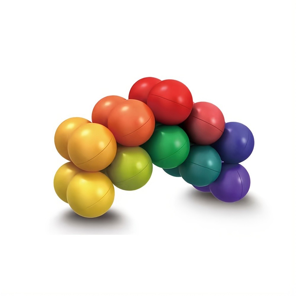 GeeToy Magic Ball Cube DIY ปริศนาหลากหลาย Intelligence Ball ของเล่นความเครียดบรรเทาของเล่นเพื่อการศึกษาสําหรับเด็ก Cube - รูปที่ 6