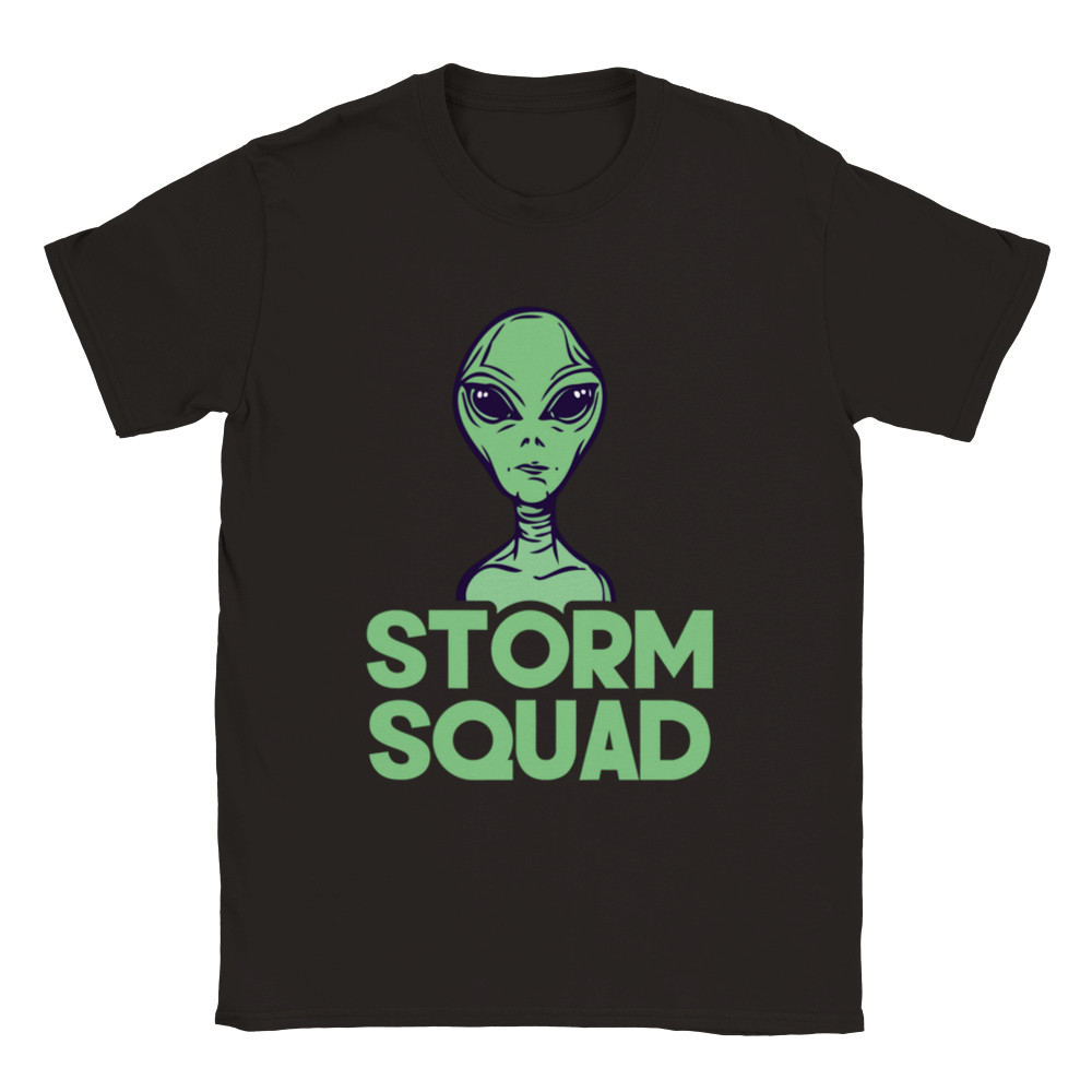 Storm Squad Et Alien Ufo Area 51 เสื้อยืด