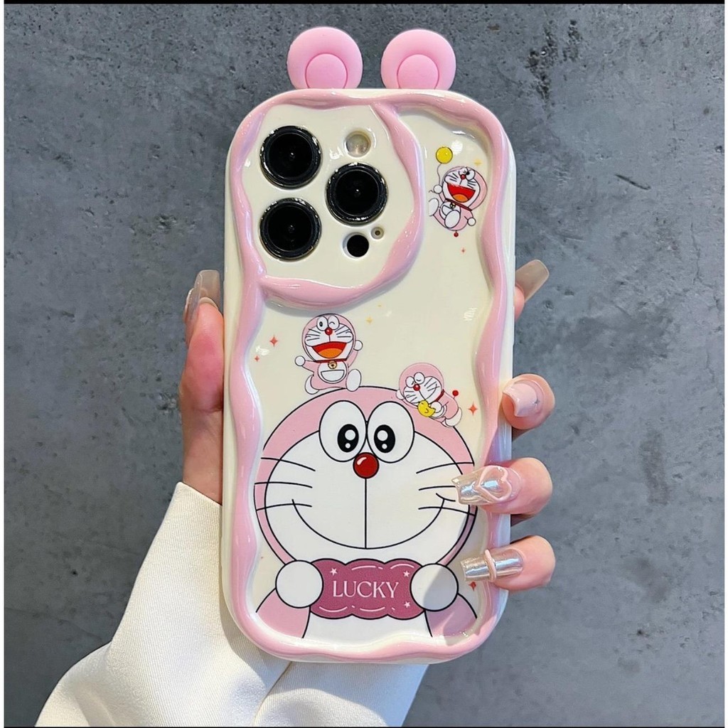 ซื้อ 1 แถม 1 เคส ใช้ได้กับหู Oppo Realme Vivo Pink Mon wave edge มีหู S96