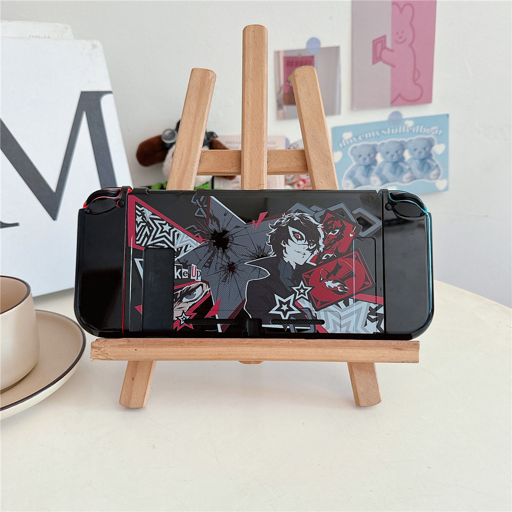 สําหรับ Nintendo Switch V1 / V2 / OLED Persona 5 Hard Case Switch อุปกรณ์เสริมเกมคอนโซล Handle Protector PC Hard Cover Gaming & คอนโซล