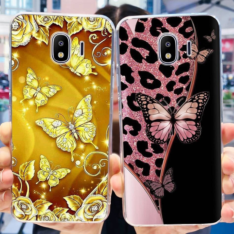 สําหรับ Samsung Galaxy J4 น่ารัก Panda ดอกไม้ทาสีปลอก Samsung J4 2018 SM-J400F J400G J400M ซิลิโคนนุ่ม TPU เคสโทรศัพท์ - รูปที่ 6