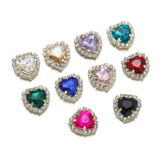 St.kunkka 2-10 ชิ้น 14.5 * 15 มม.รูปไข่ Claw เพชรแฟชั่นอุปกร…