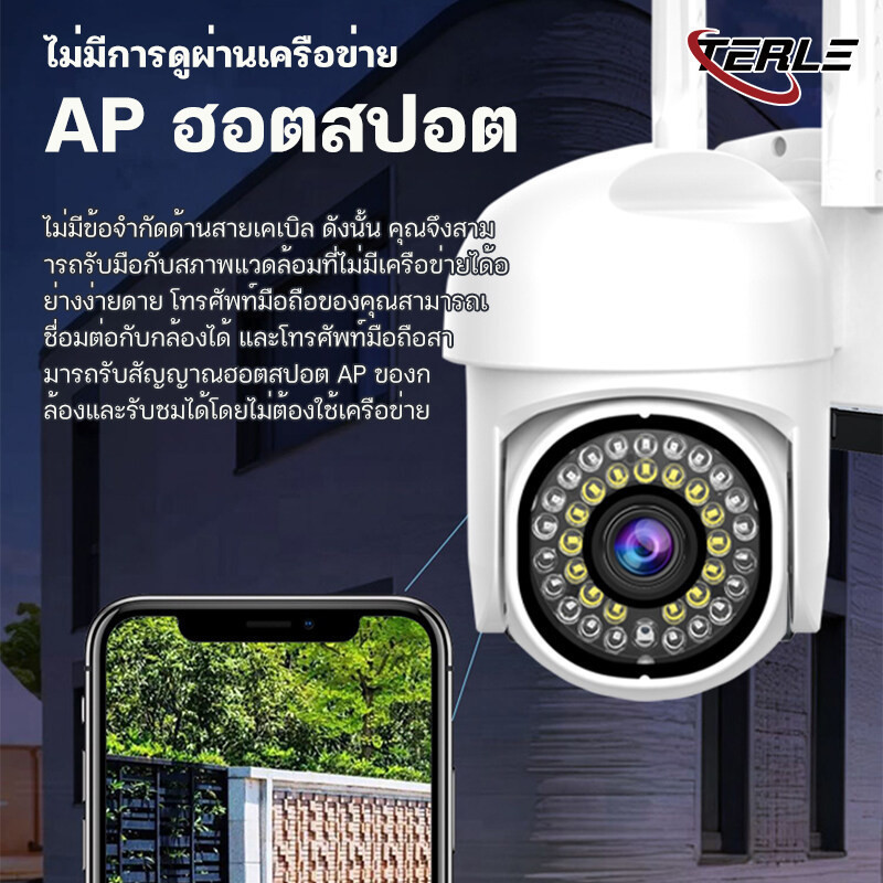 กันของหาย กล้องวงจรปิด360 wifi กล้องวงจรปิด4G กล้องวงจรปิดไร้สาย FHD 5MP IP CCTV Camera กล้องวงจรปิด