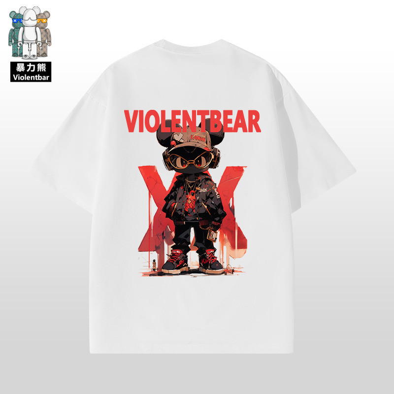 [พร้อมส่ง]【Violent Bear】Official upgrade 250 grams heavy Xin ใส่สบายๆ เสื้อกีฬา สวยๆ เซ็กซี่ หนาๆ