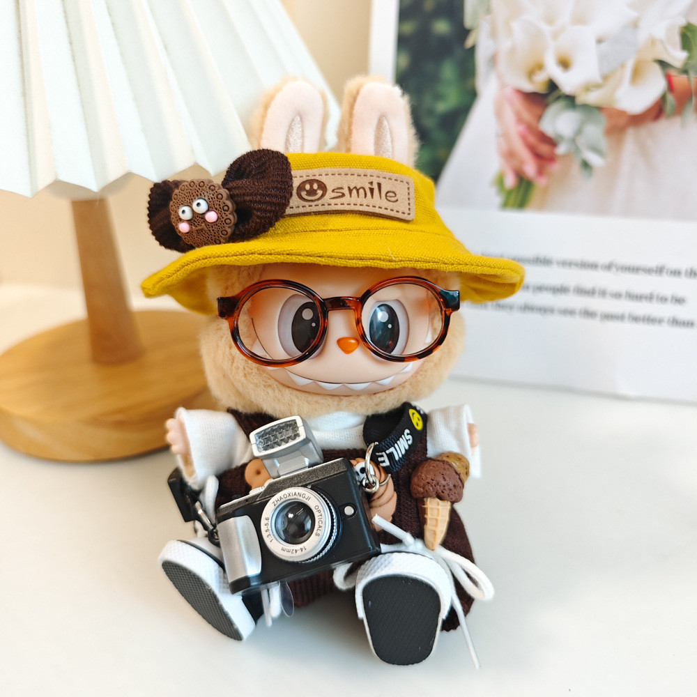 [ผลิตภัณฑ์ใหม่] ชุด labubu v2 ชุดลาบูบู้ v2,เสื้อผ้าตุ๊กตาต่างๆ กระโปรง หมวก รองเท้า, ชุดบู้ v2(ขายแต่เสื้อผ้าเท่านั้น）