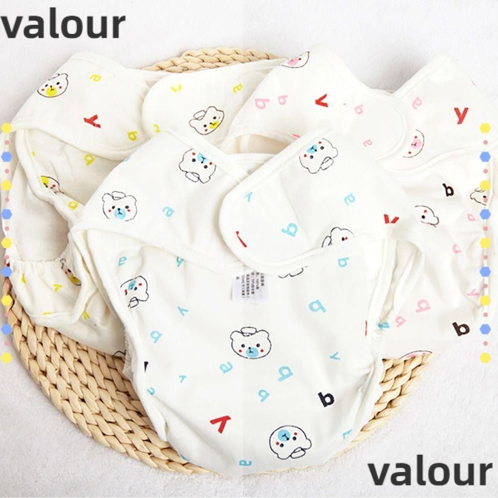Valour ผ้าอ้อมเด็กทารก ซักได้ ปรับได้ 0-12 เดือน ใช้ซ้ําได้ สะดวก 3-15 กก. กันรั่ว S M L ผ้า ผ้าอ้อมเด็กแรกเกิด