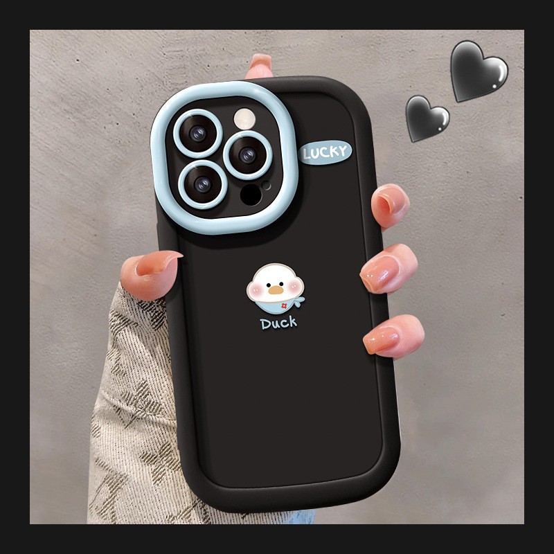 INSการ์ตูน เคสโทรศัพท์มือถือ for iPhone 11 15 14 13 12 Pro Max XR 6 7 14 15 Plus X XS Max TPUซิลิโคนเปลือกนิ่ม กันกระแทก