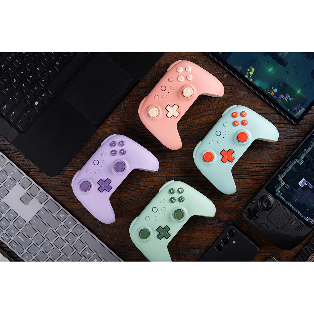 8BitDo คอนโทรลเลอร์เล่นเกมไร้สาย Ultimate 2C ใหม่สําหรับพีซี, Windows 10, 11, สํารับไอน้ํา, Raspberry Pi, อุปกรณ์เสริมเกมแพด Android thumbnail 7