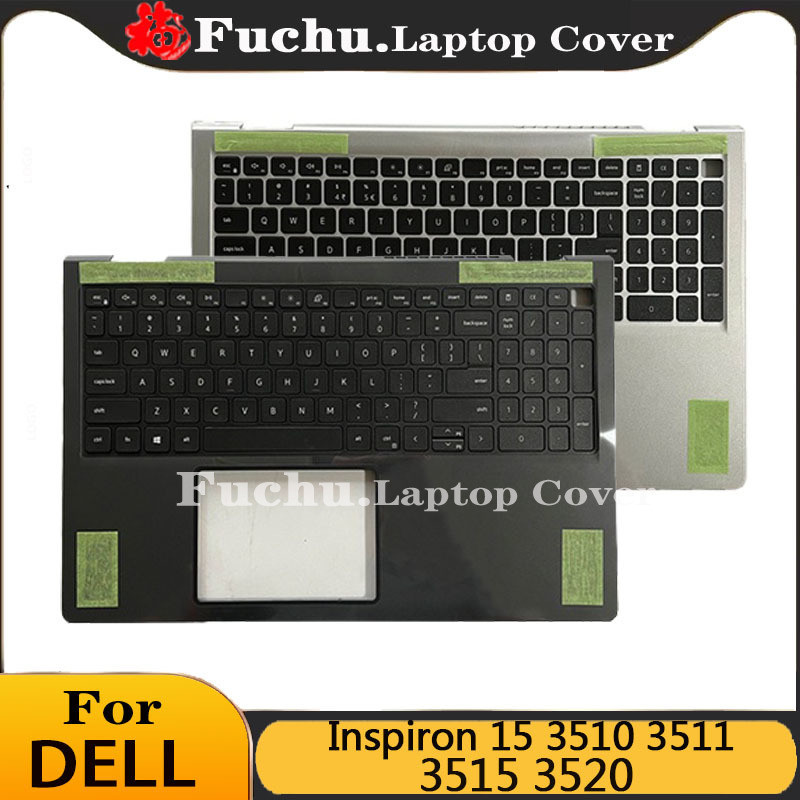 ใหม่สําหรับ Dell Inspiron 15 3510 3511 3515 3520 เปลี่ยนอุปกรณ์เสริมแล็ปท็อป Palmrest/คีย์บอร์ด/ไม่ม