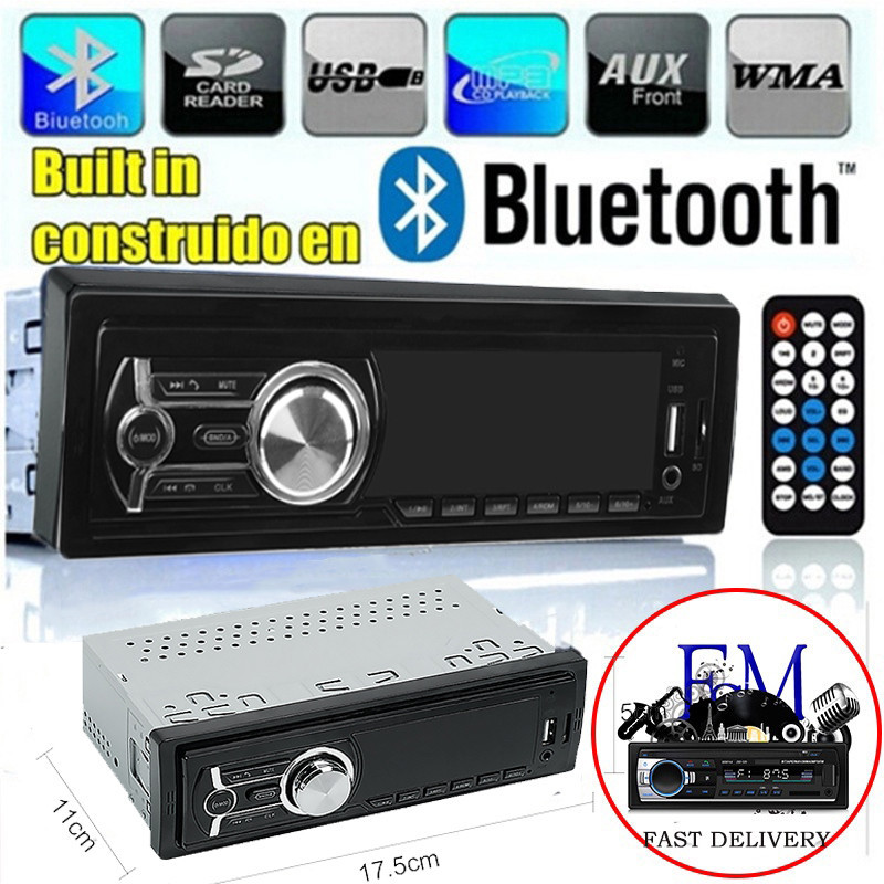 HD-1785 สเตอริโอในรถยนต์บลูทูธวิทยุ FM MP3 เครื่องเล่นเสียง USB/SD/AUX เครื่องเล่น ติดรถยนต์ Car MP3