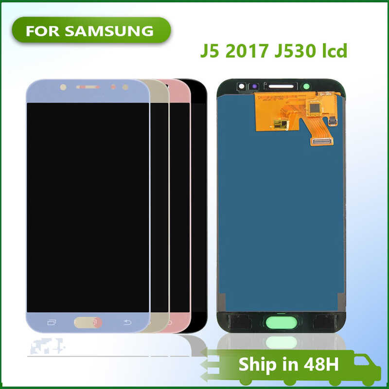 J530 Display For Samsung J5 2017 Display Touch Screen Digitizer J5 Pro J530M J530F SM-J530F LCD To