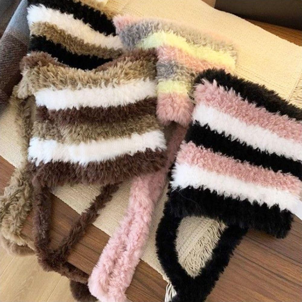 UUMIR หมวกถักสำหรับผู้หญิง,หมวกฤดูหนาวหูแมวกันลม,หมวกป้องกันหูหนาลาย - รูปที่ 2