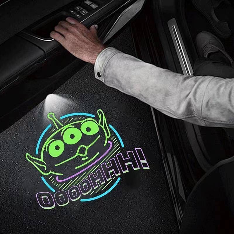 {Ready Stock} Basguang Year Door Sill Light Toy Story Three-Eyed Alien Monster Driving Door Automatic Induction Projection down-Corner Lamp QQv1 ราคา ถูกที่สุด ดีลบีเคเค