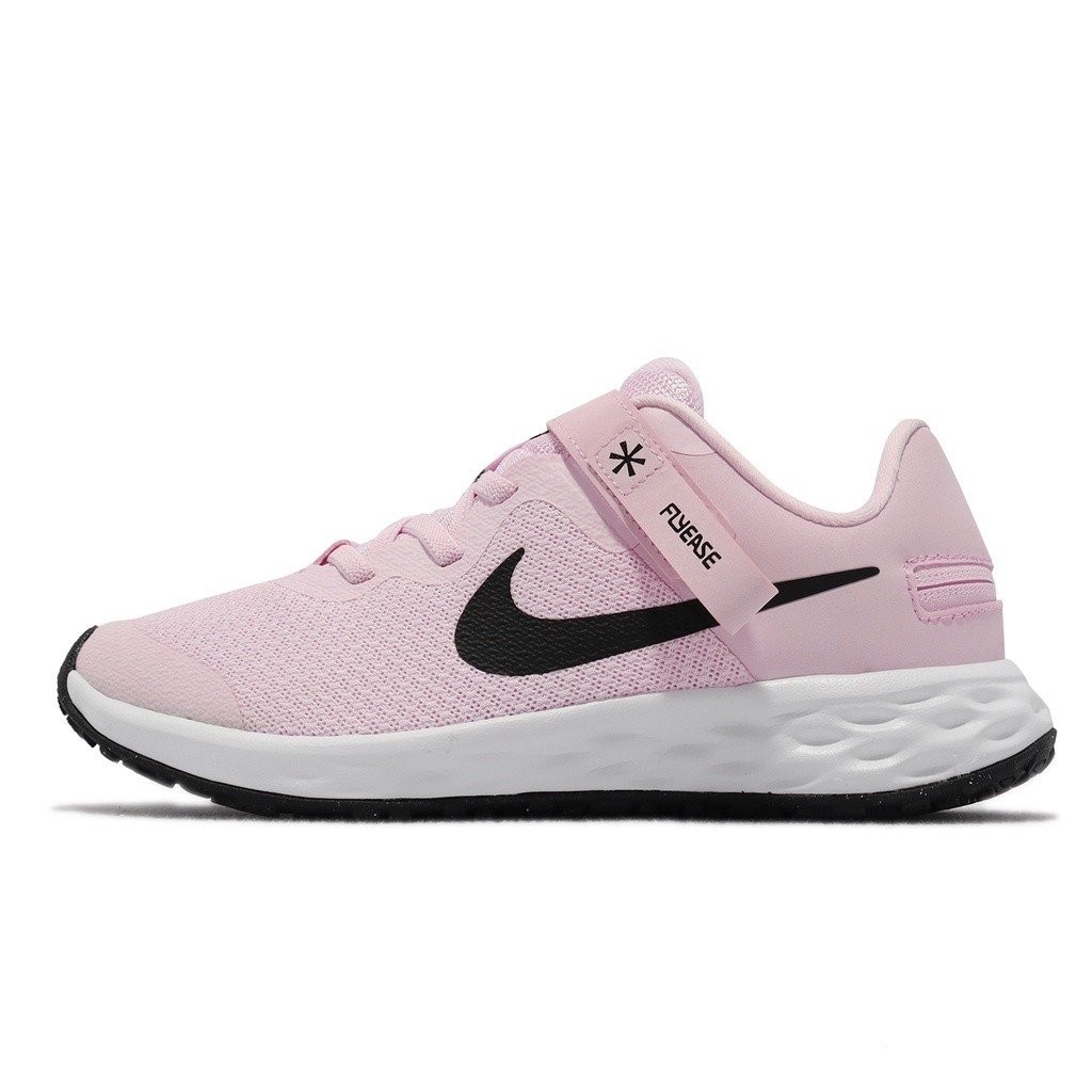 รองเท้าเด็ก NIKE REVOLUTION 6 flyease NN PS Pink Black Children [ACS] DD1114-608