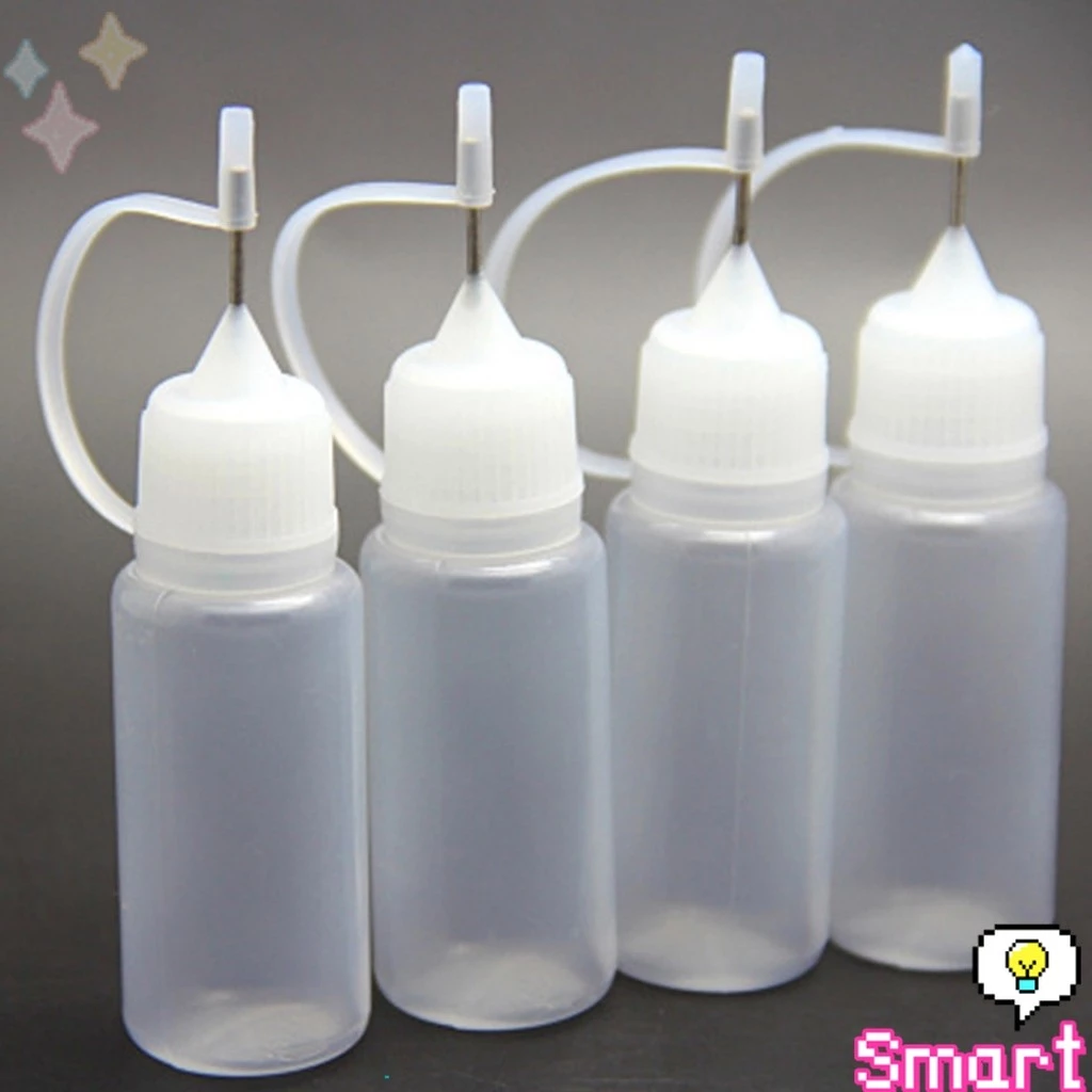 SMART【มีสินค้าในสต๊อก】 หัวเข็มขวดน้ำมัน ขวดหยด ขวดแบ่ง DIY อุปกรณ์ ขวดดรอเปอร์ ปลายแหลม Dropper Bottles thumbnail 9