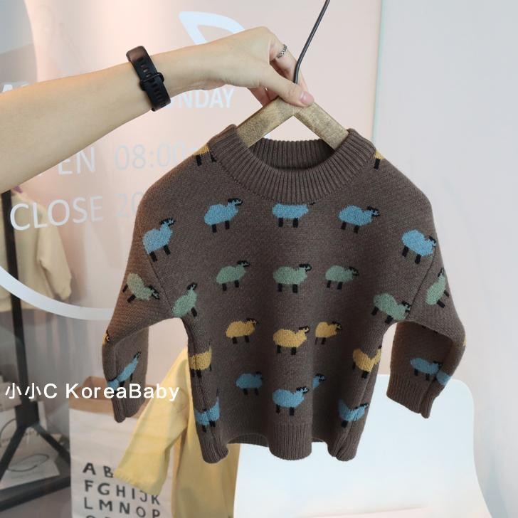 เสื้อยืดแขนยาวเด็กชายฤดูใบไม้ร่วงฤดูหนาวแฟชั่นสไตล์ใหม่เวอร์ชั่นเกาหลีผ้าฝ้ายแท้คอกลมลายการ์ตูนหล่อทุกการแข่งขันสบายๆนุ่มสบายเสื้อถักอบอุ่นด้านบ - รูปที่ 6