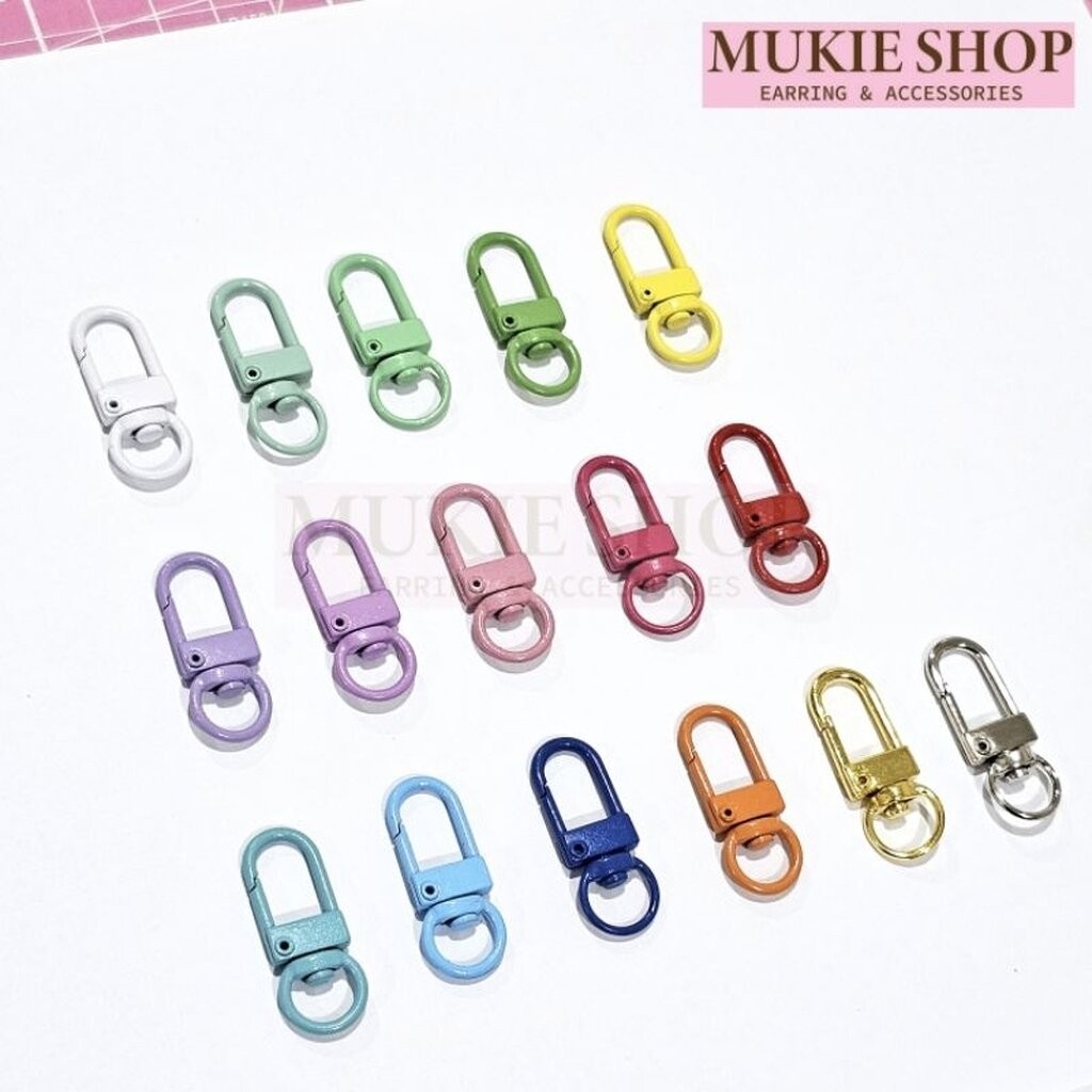 Mukie shop DIY พวงกุญแจ ตัวยู (เลือกสีได้) พวงกุญแจตัวยู รุ่น หลากหลายสี มุกี้ ช้อป