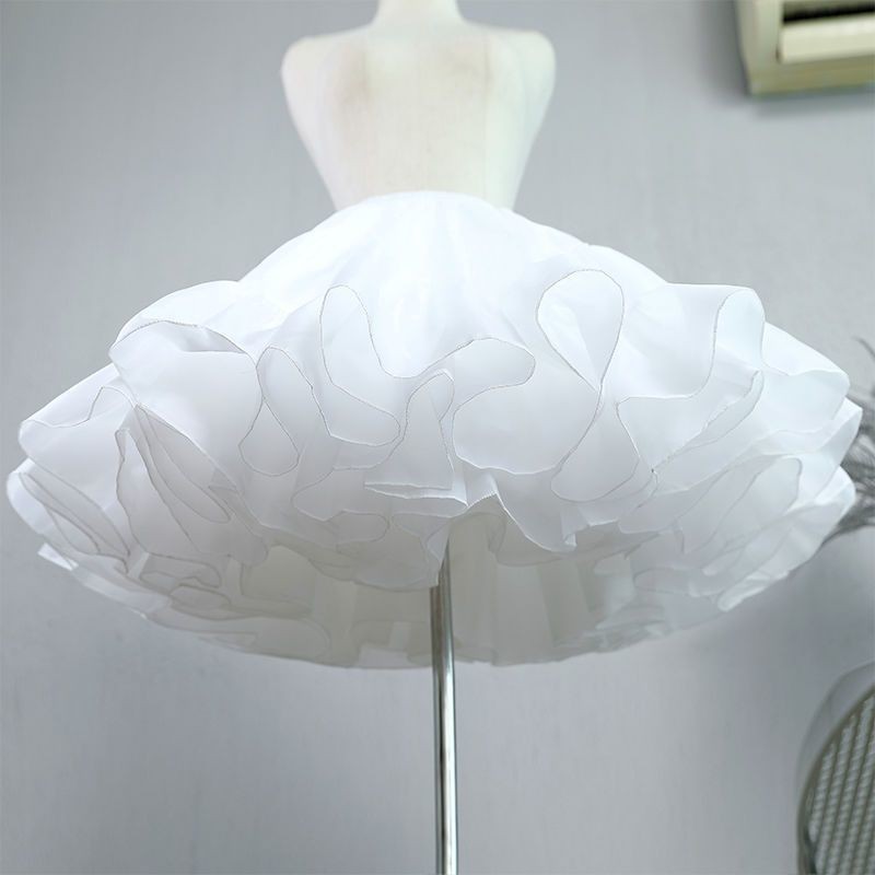 กระโปรงโลลิต้า รุนแรง เดลี่ ผ้ากอซนุ่มไม่มีกระดูก Petticoat Marshmallow lolita Cloud Skirt lolita❤8.26❤