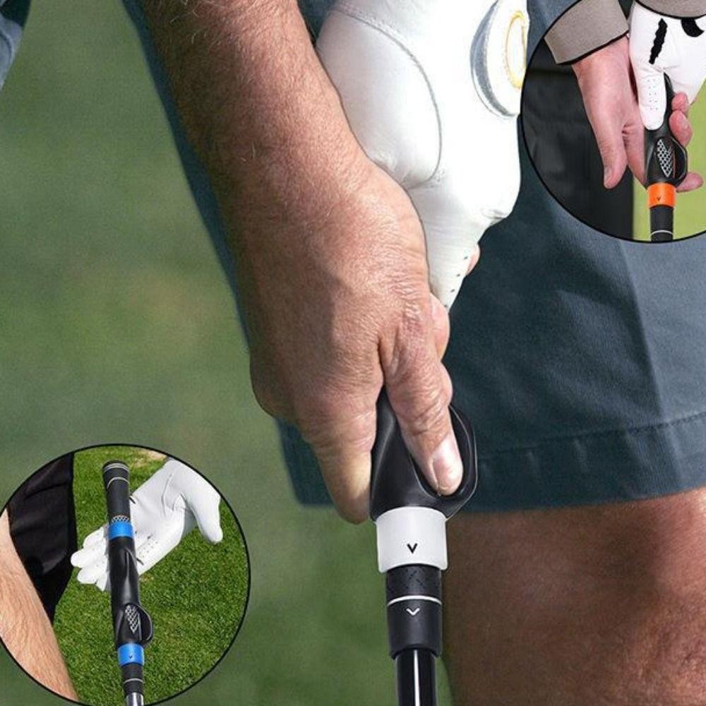 Aerogem Golf Correction Grip, ABS Anti-slip Golf Training Grip, Golf Swing Trainer เสริมเครื่องมือการฝึกอบรม Aid สบาย Golf Grip Corrector เริ่มต้น