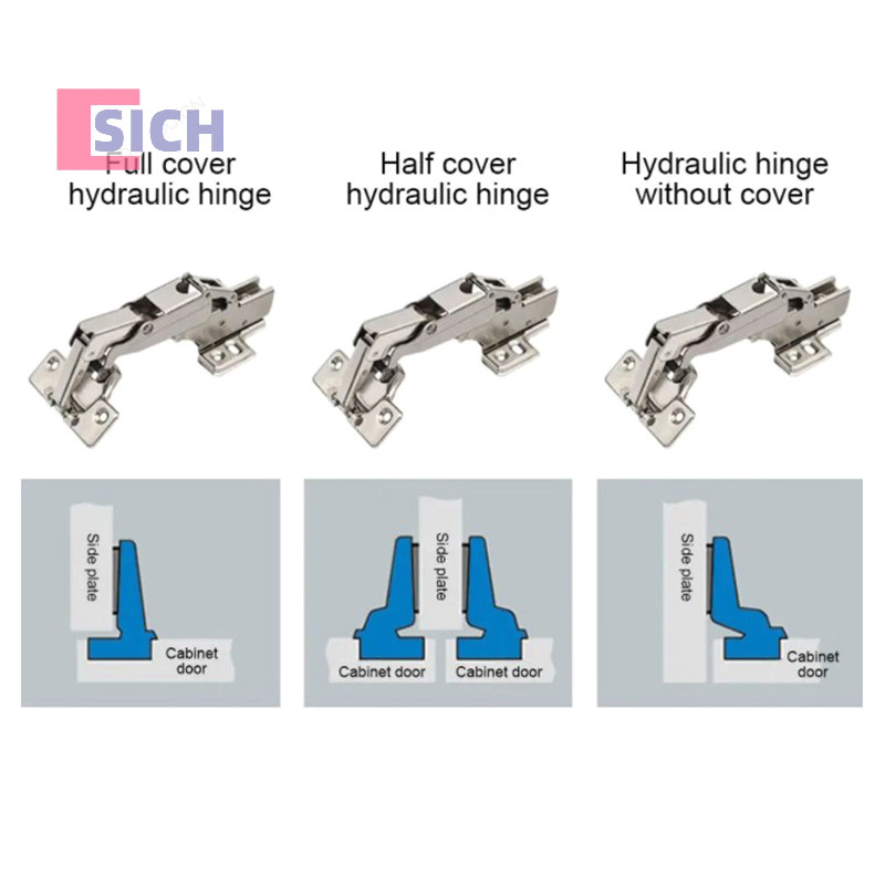 [Sich] ฮาร์ดแวร์ 165 องศาไฮดรอลิกพับ Damper บัฟเฟอร์บานพับประตูหน้าต่างอุปกรณ์เสริมอุปกรณ์เฟอร์นิเจอร์ใหม่ - รูปที่ 2