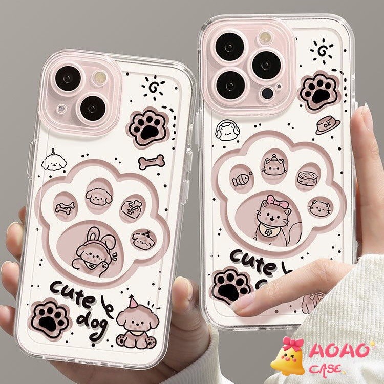 เคส Oppo A16 A17 A38 A7 A15 A57 A16K A17k A76 A9 A58 A74 A16E A3S A54 A52 A77 A53 Reno 10 11 8T ปกกรงเล็บแมวน่ารัก