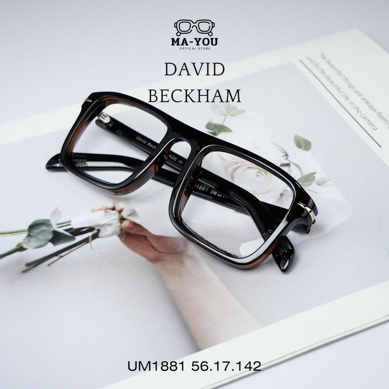 แว่นตาสายตาสั้น เลนส์บลูบล็อคออโต้ รุ่น Devid Beckham ''เดวิดเบ็คแฮม'' UM1881 ในร่มเลนส์ใส ออกแดดเปล